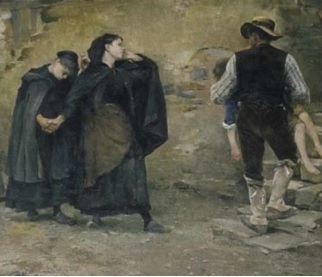 Un accidente. Calle de una ciudad&nbsp;francesa