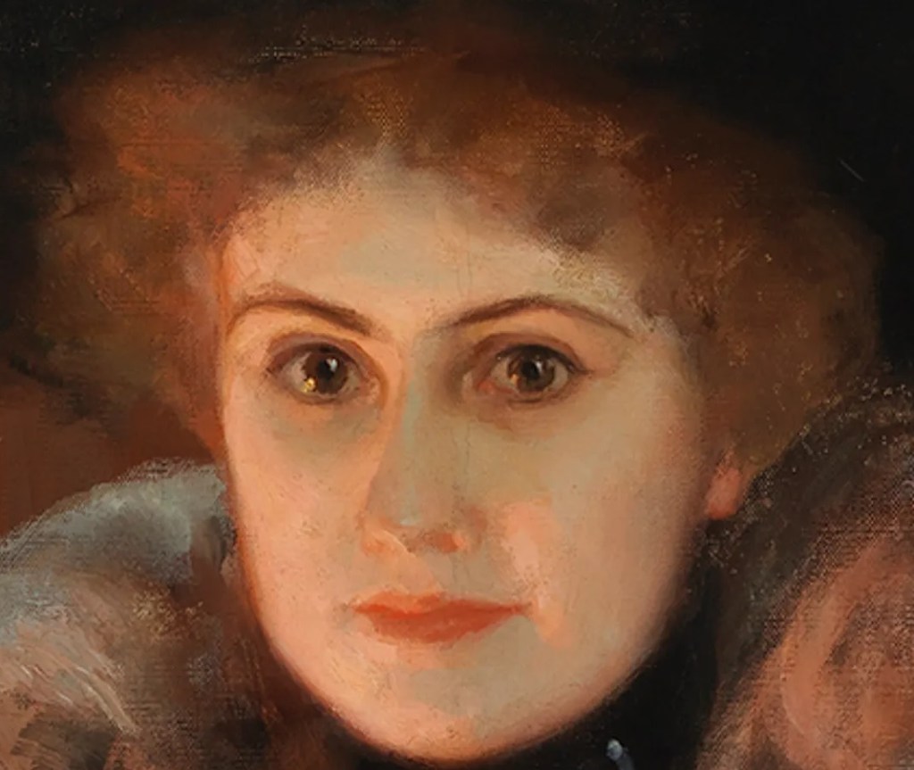 Retrato de la cantante Aino&nbsp;Ackté