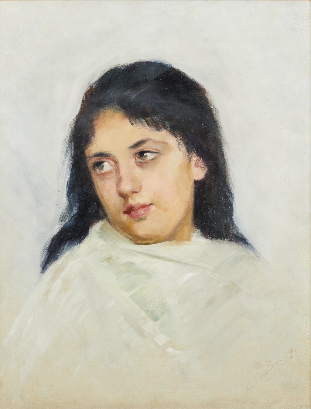 Mujer joven en&nbsp;pensamientos