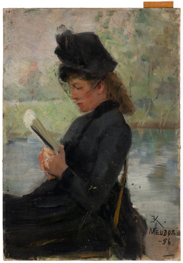 Mujer leyendo, Meudon