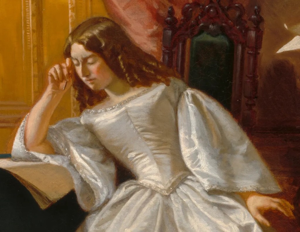 La reina Cristina y el canciller Axel&nbsp;Oxenstierna