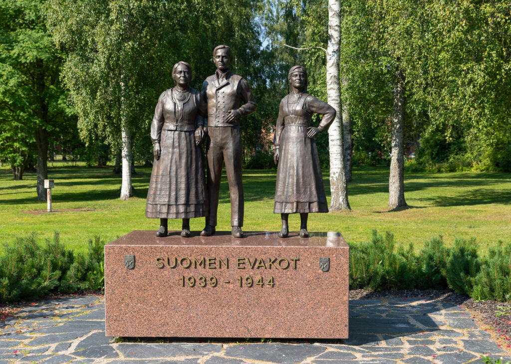 La estatua de los&nbsp;evacuados